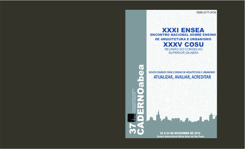 Lançado Caderno ABEA 37: Novos Cenários para o Ensino de Arquitetura e Urbanismo